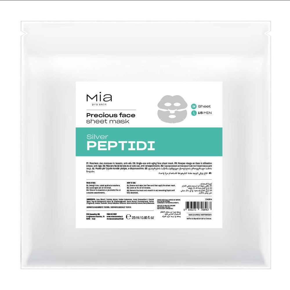 PRECIOUS FACE MASK SILVER PEPTIDI